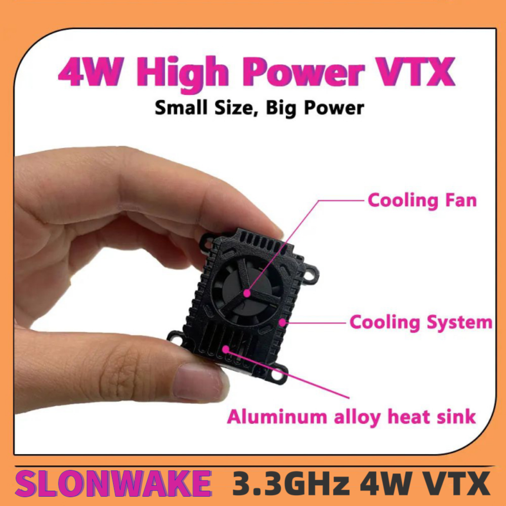 SLONWAKE FPV 3.3G 16CH 4000mW  – Fpv Drone Frame recenzja i cena