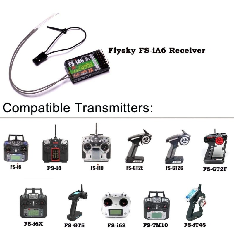 Flysky FS-IA6 Receiver 6CH Dua – Fpv Drone Battery recenzja i cena