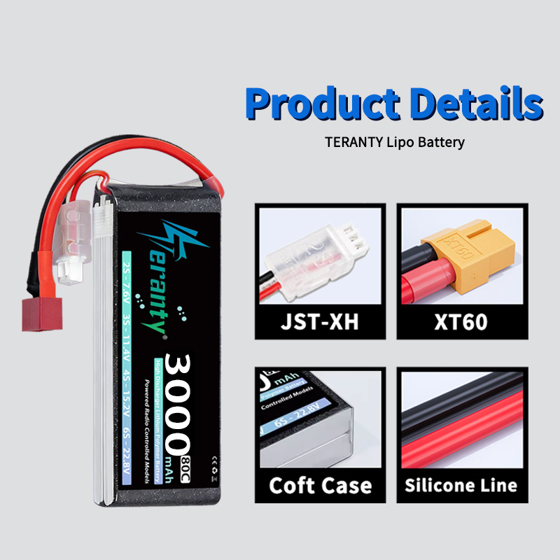 TERANTY 2S 3000mAh Lipo Batter – Fpv Drone Battery recenzja i cena