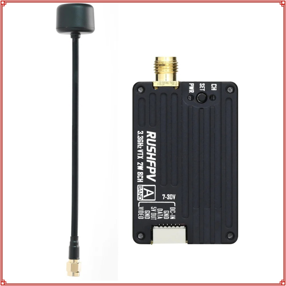 2026 New RUSHFPV 3.3G 2W VTX T – Fpv Drone Transmitter recenzja i cena