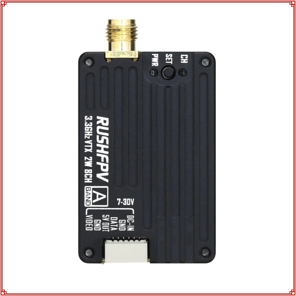 2026 New RUSHFPV 3.3G 2W VTX T – Fpv Drone Transmitter recenzja i cena