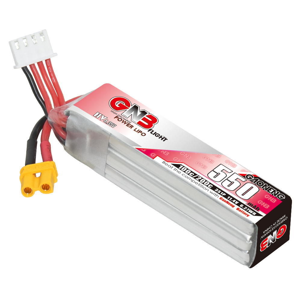 GNB HV 11.4V 550mAh 100C/200C  – Fpv Drone Battery recenzja i cena