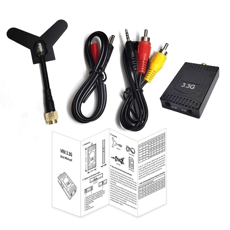 3.3GHz FPV VTX/VRX  3W Analog  – Fpv Drone Transmitter recenzja i cena