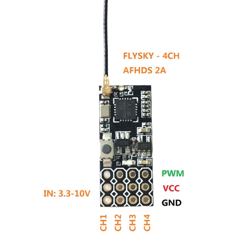 Flysky FS2A Mini Receiver 4CH  – Fpv Drone Flight Controller recenzja i cena