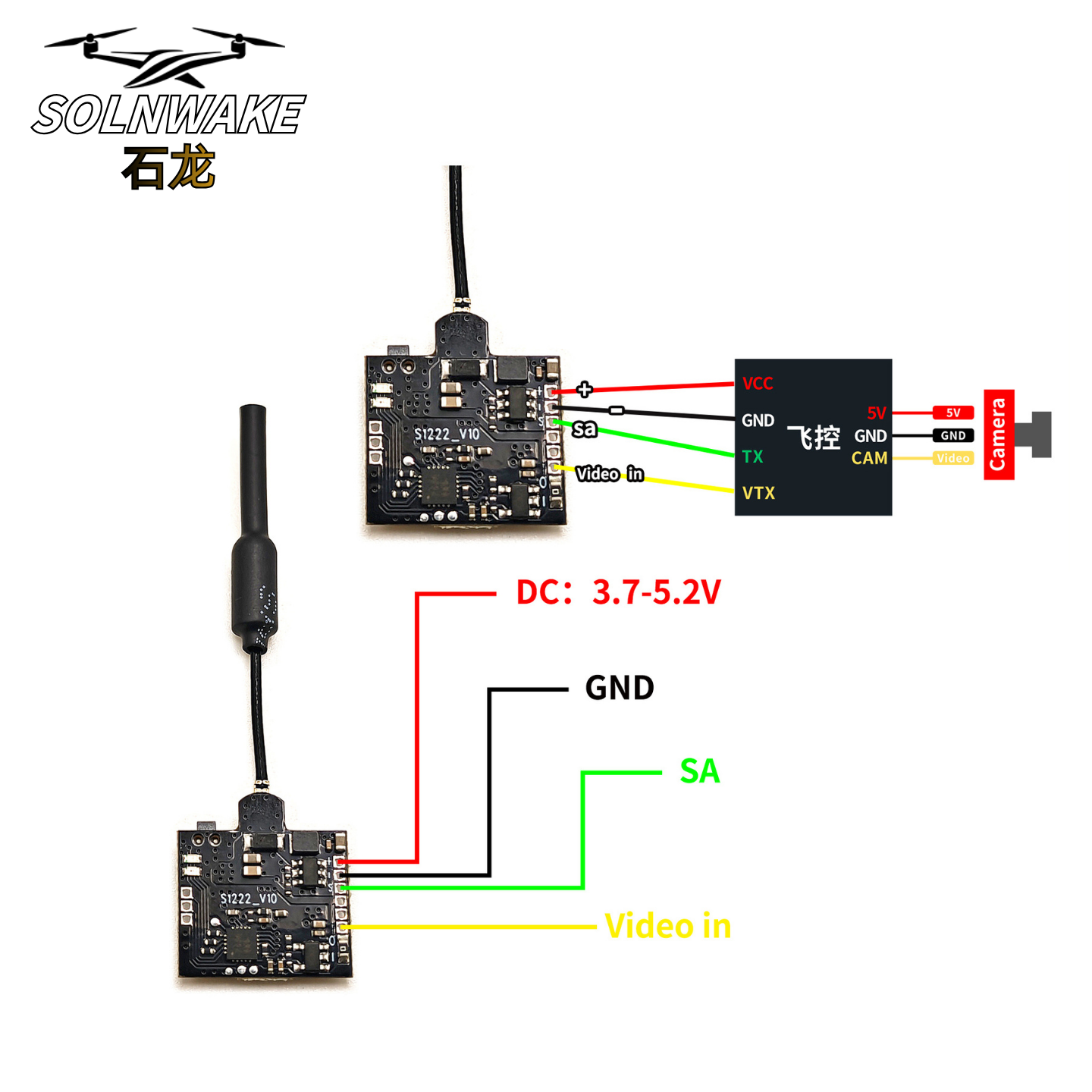 SLONWAKE Nano 5.8G 48CH 200mW  – Fpv Drone Frame recenzja i cena