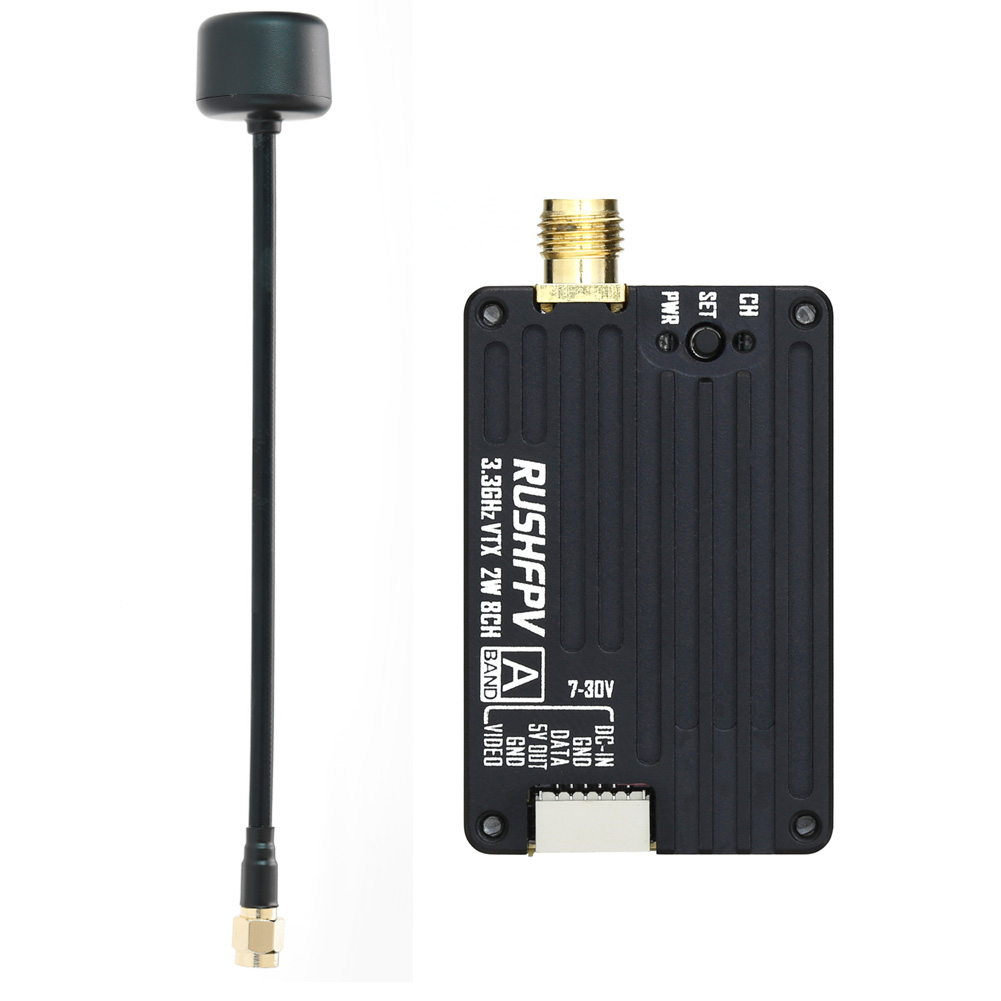 RUSHFPV 3.3G 2W VTX Transmitte – Fpv Drone Battery recenzja i cena