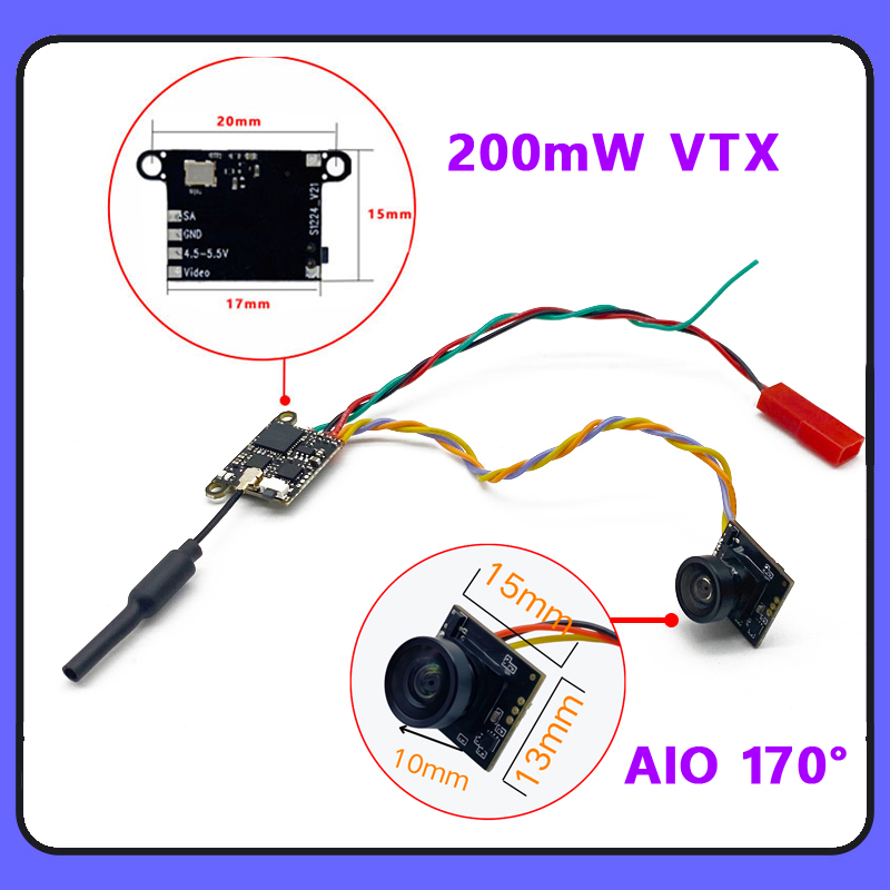 SLONWAKE 5.8G 1200TVL FPV Came – Fpv Drone Frame recenzja i cena