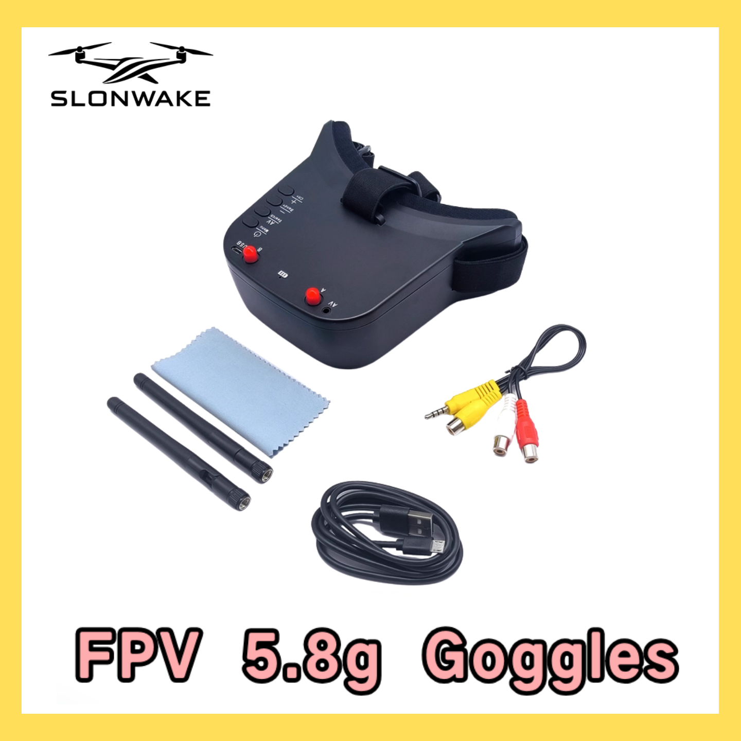 SLONWAKE 5.8G 48CH FPV 400mw V – Fpv Drone Frame recenzja i cena