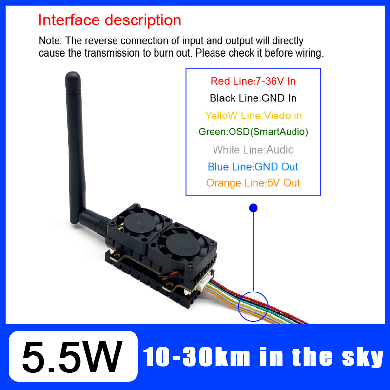 Long Range 5.8GHz 5.5W Video T – Fpv Drone Flight Controller recenzja i cena