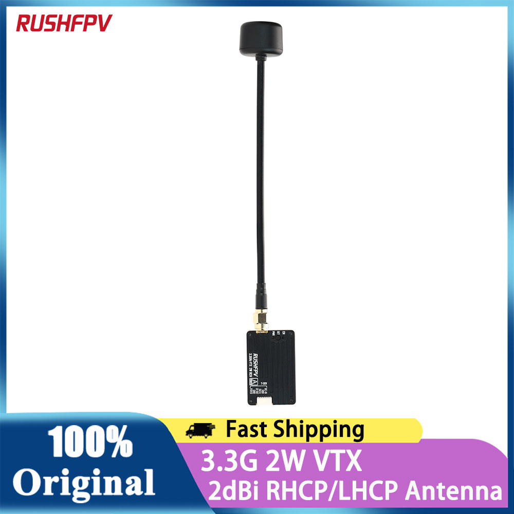 RUSHFPV 3.3G 2W VTX Video Tran – Fpv Drone Transmitter recenzja i cena